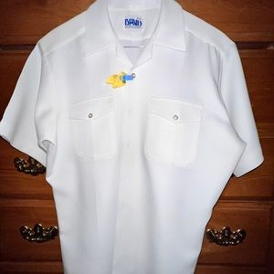 White U.S. Navy Chief Petty Officer white dress shirt from 1997.